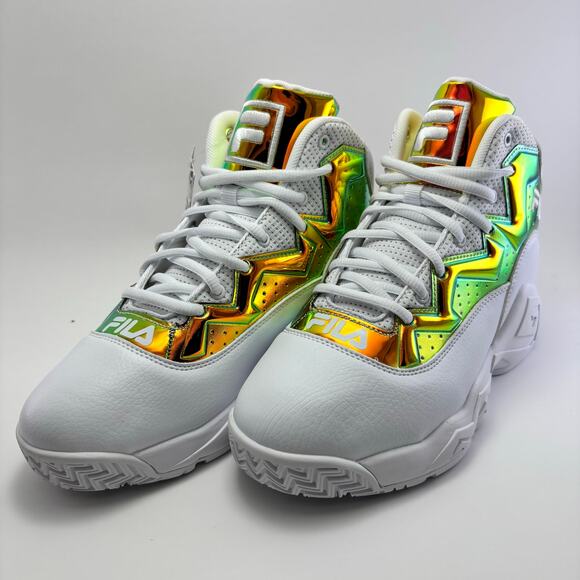 NWT FILA MB “Night Walk”Iridescent Youth (GS) Basketball Shoes Size 7 - Picture 10 of 12